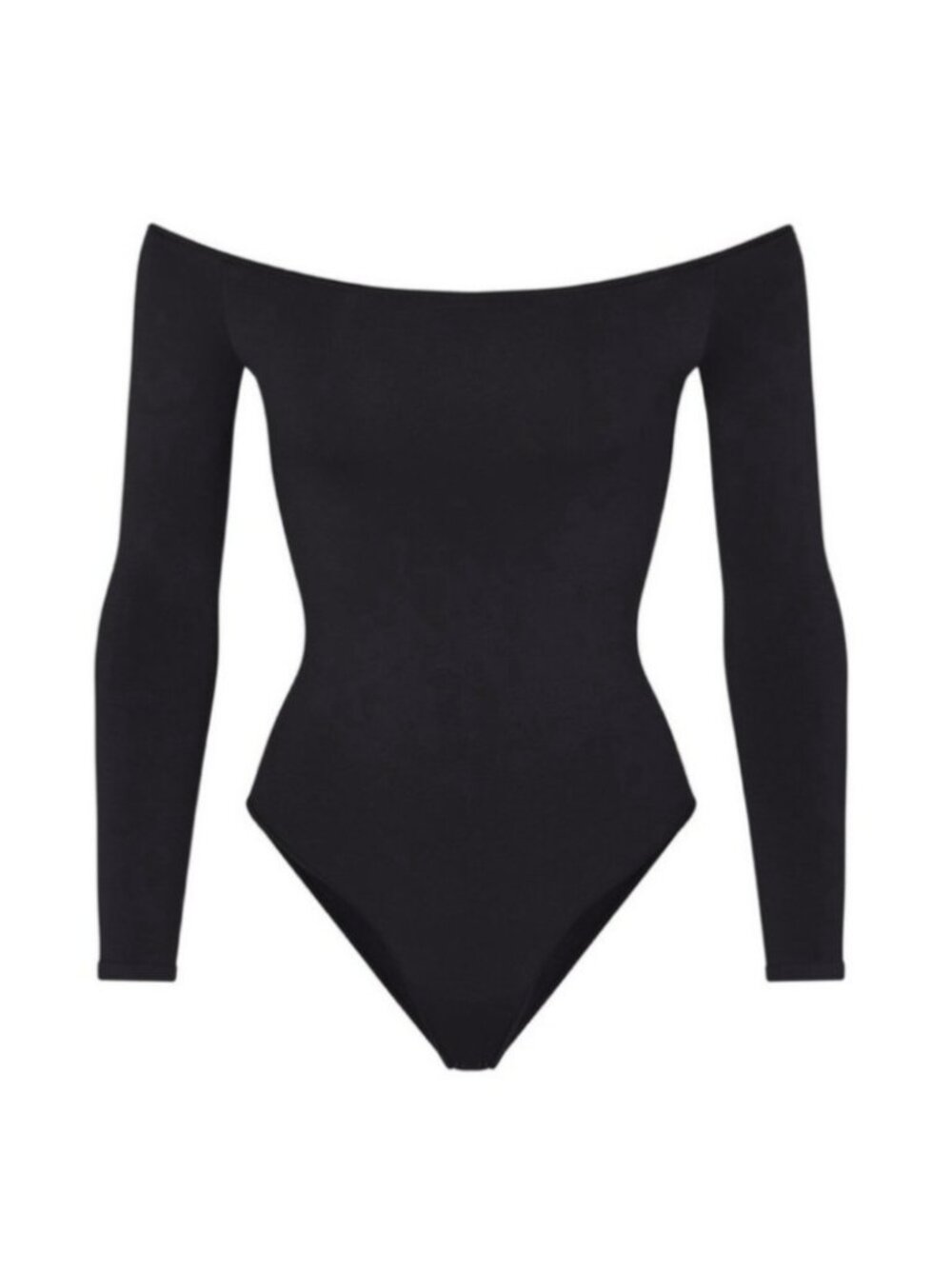 Skims Seamless Sculpt Off The Shoulder Bodysuit Size 3X Soot NWT $68